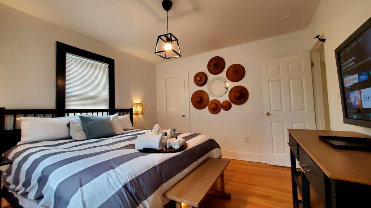 The Blue Sapphire 2Br 2 King Beds & Ample Backyard Apartment Bridgeport Ngoại thất bức ảnh