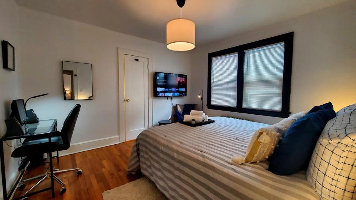 The Blue Sapphire 2Br 2 King Beds & Ample Backyard Apartment Bridgeport Ngoại thất bức ảnh