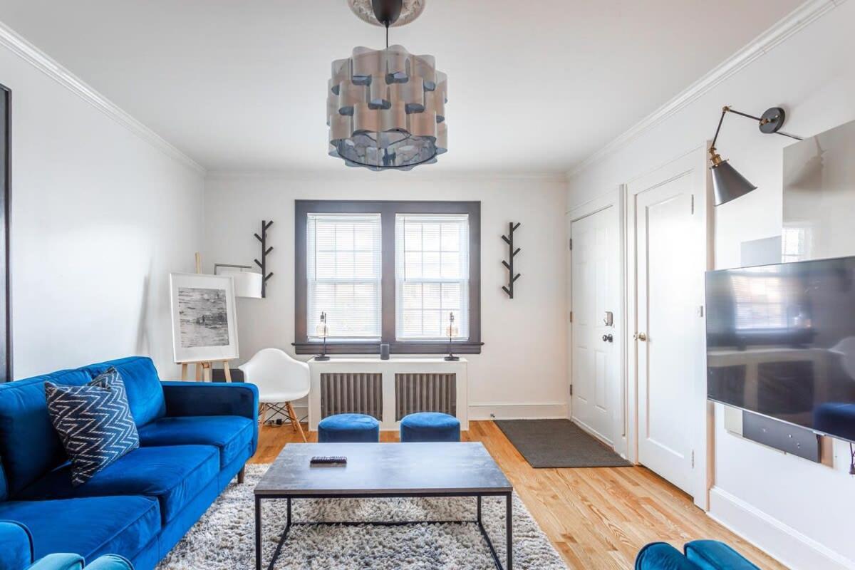 The Blue Sapphire 2Br 2 King Beds & Ample Backyard Apartment Bridgeport Ngoại thất bức ảnh