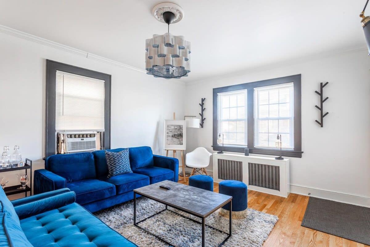 The Blue Sapphire 2Br 2 King Beds & Ample Backyard Apartment Bridgeport Ngoại thất bức ảnh