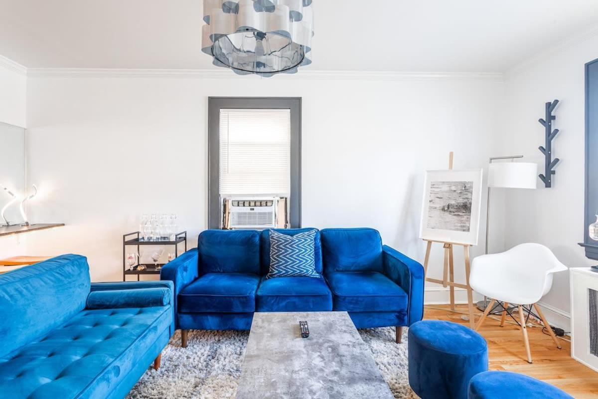 The Blue Sapphire 2Br 2 King Beds & Ample Backyard Apartment Bridgeport Ngoại thất bức ảnh